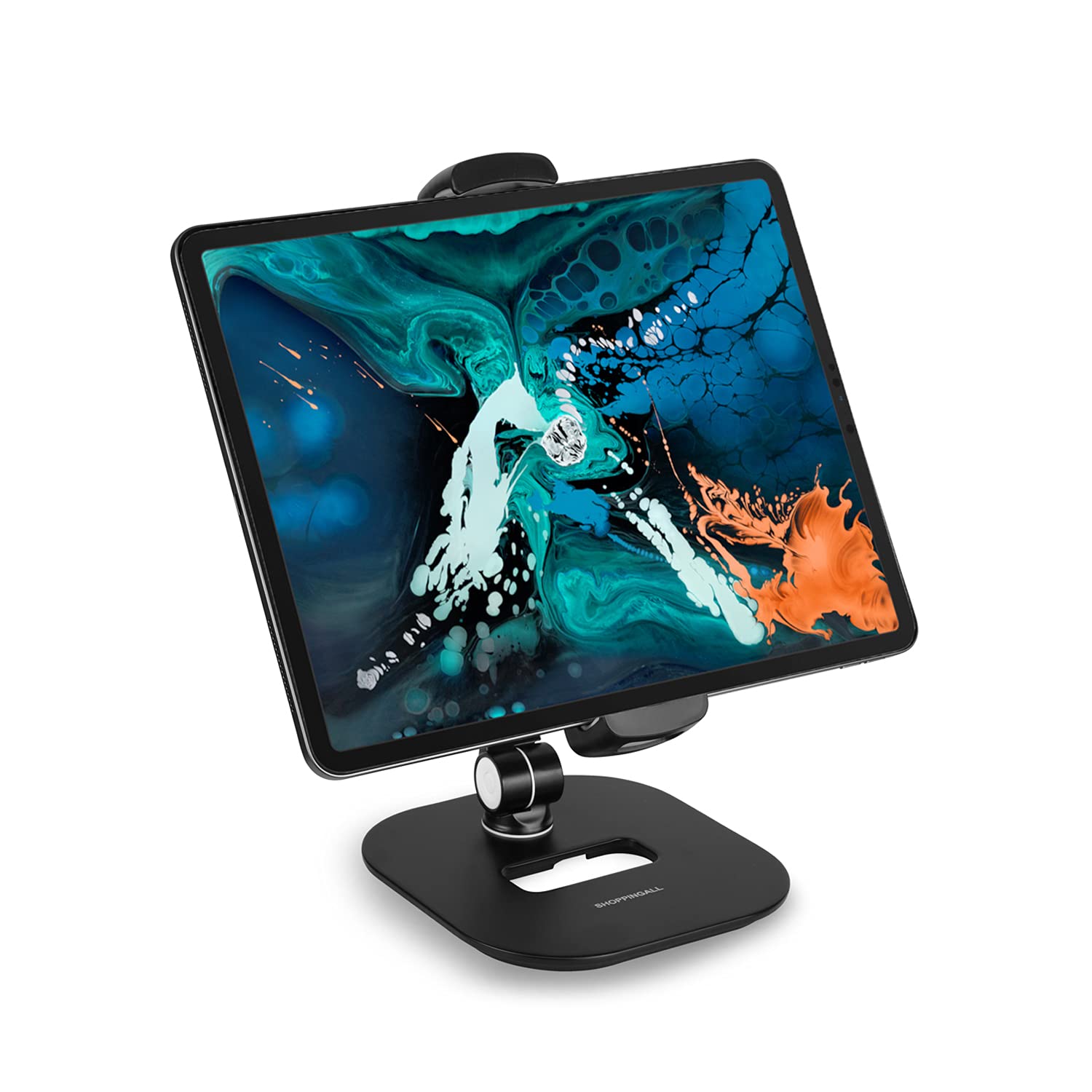 SHOPPINGALL Retail Kiosk iPad Stand, Swivel Desk Mount